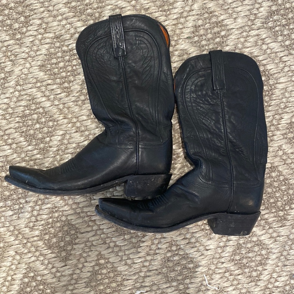 Black Lucchese Boots Women’s 10.5